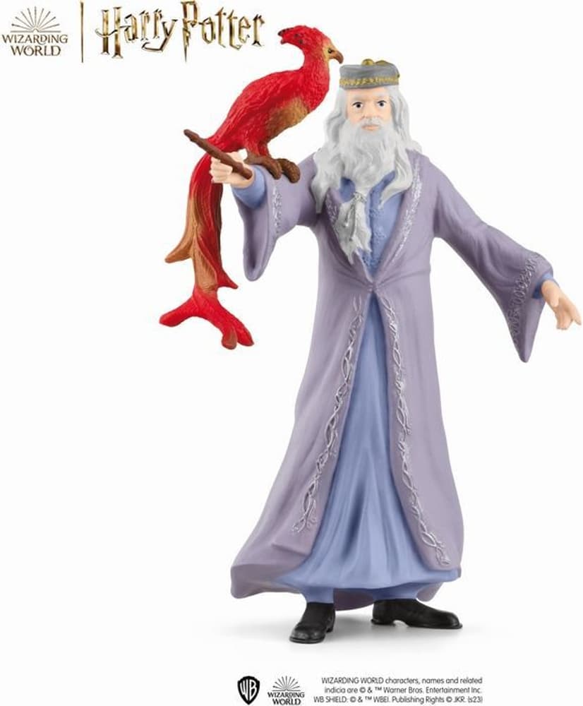 Wizarding World: Dumbledore und Fawkes Sammelfigur Schleich 785302408190 Bild Nr. 1