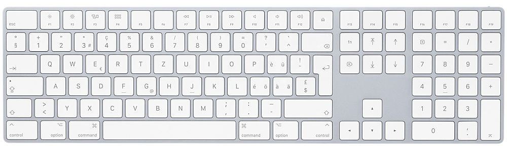Magic Keyboard con tastierino numerico Tastiera universale Apple 798420700000 N. figura 1