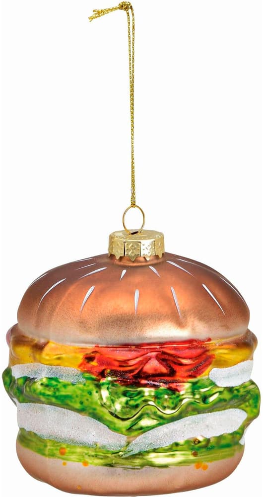 Weihnachtskugel Hamburger Glas, 9x9x9 cm (BxHxT) Baumschmuck G. Wurm 785302444318 Bild Nr. 1