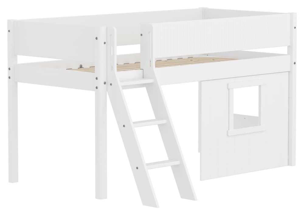 Flexa WHITE Letto semi-alto con casetta sull'albero WHITE Letto semi-alto con casetta sull'albero Flexa 405076500000 N. figura 1