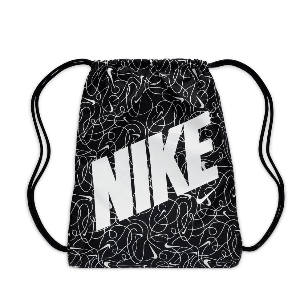 Kids' Graphic Gym Sack Sacca da palestra Nike 469302100020 Taglie one size Colore nero N. figura 1