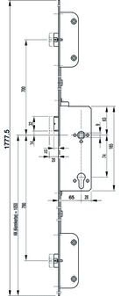 Panikschlösser SECURY-Automatic 2110 Panikschloss G-U 669700123173 Bild Nr. 1