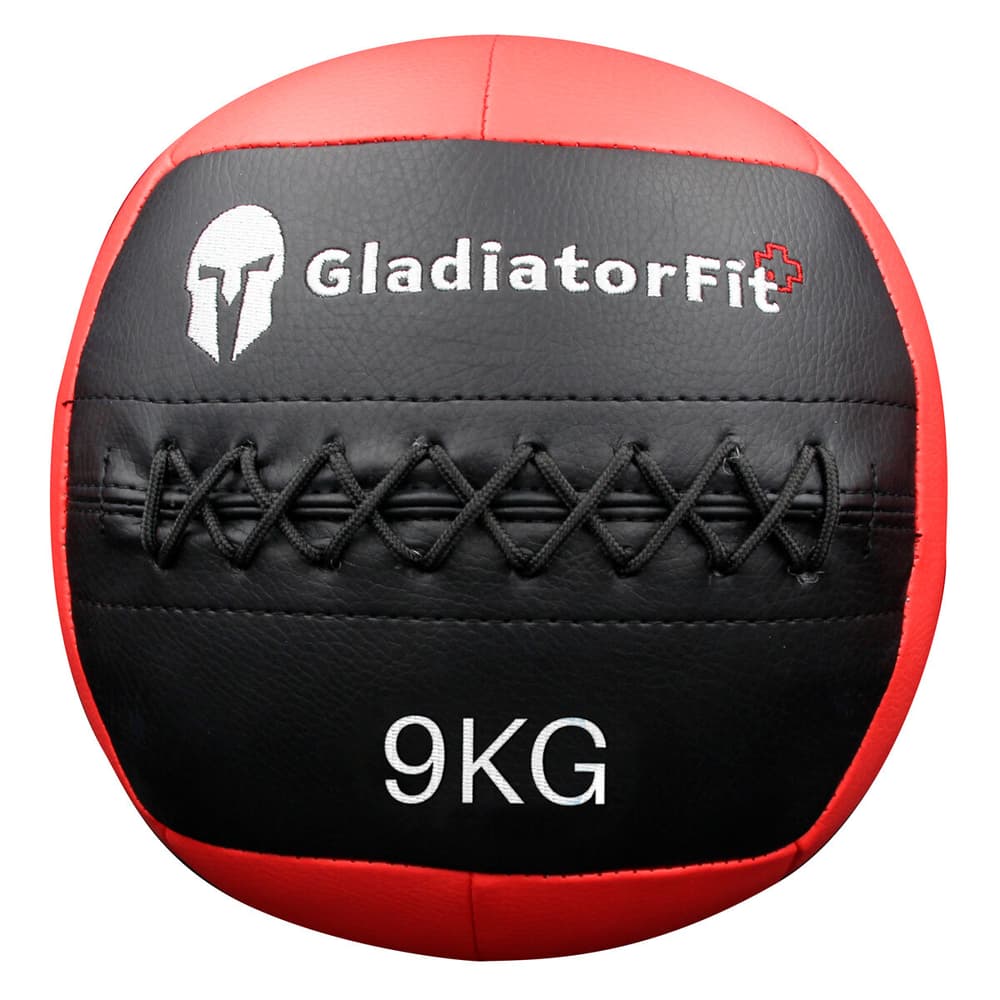 Wall Ball ultra-résistant en cuir synthétique | 9 KG Médecine ball GladiatorFit 469588800000 Photo no. 1