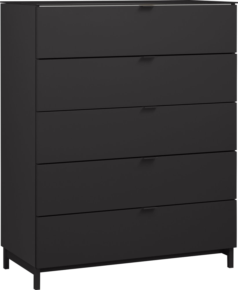 TILL Kommode TILL Kommode 400858700000 Grösse B: 84.0 cm x T: 41.0 cm x H: 106.0 cm Farbe Schwarzgrau Bild Nr. 1