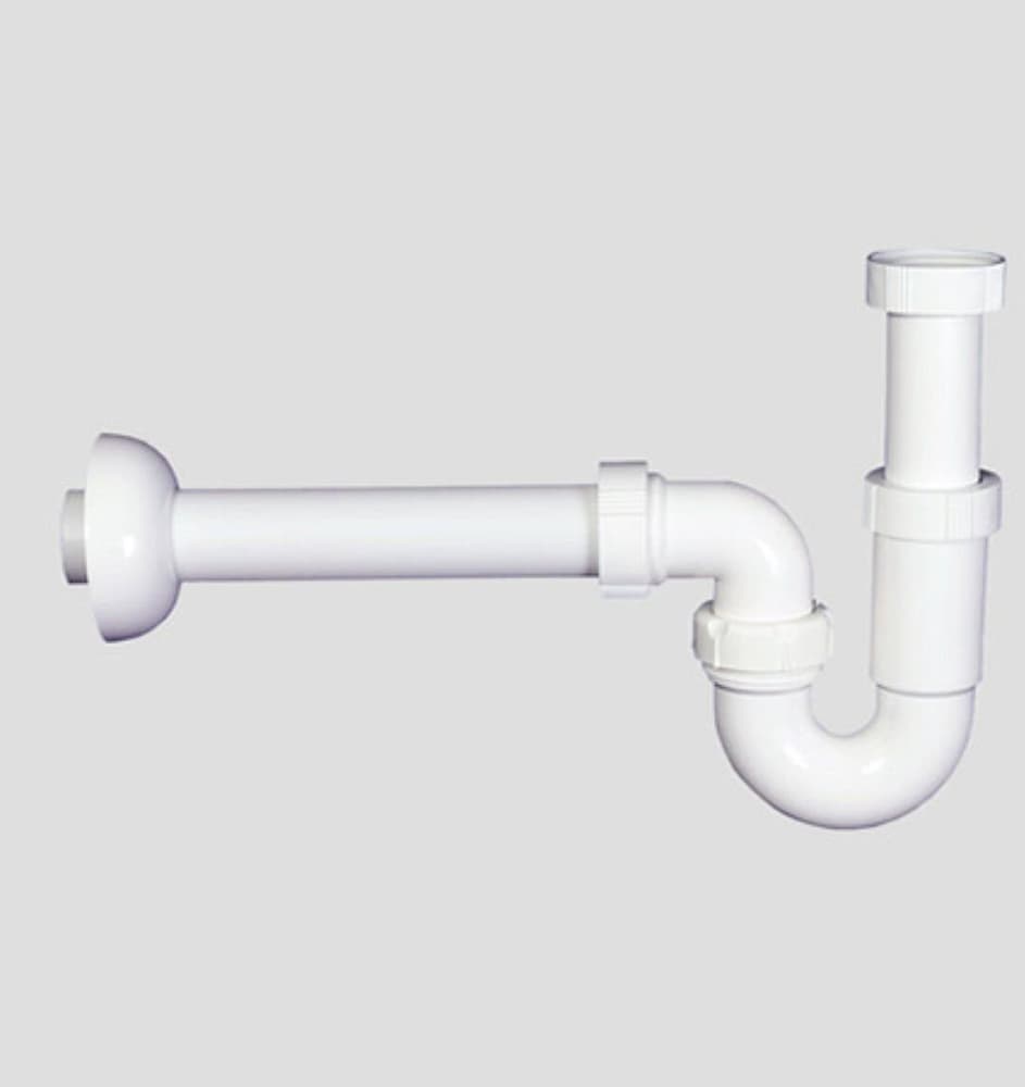Sifone tubo curva plastica bianco Sifon MD technic 673956800000 N. figura 1