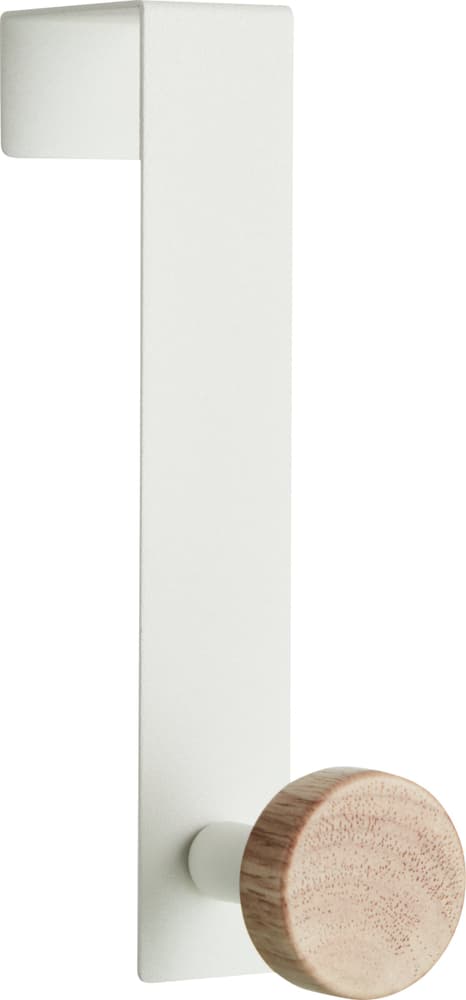 MILES Gancio per porta 407339500000 Dimensioni L: 4.0 cm x P: 8.3 cm x A: 16.0 cm Colore Bianco N. figura 1