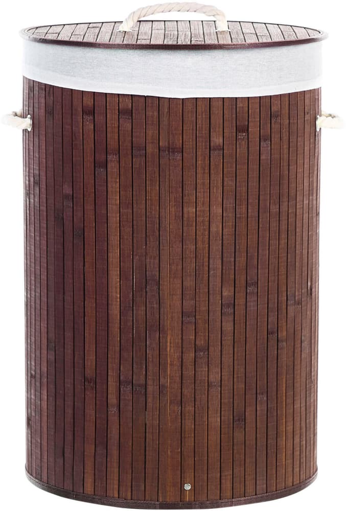 Panier en bambou teinte bois sombre 60 cm SANNAR Panier Beliani 611906700000 Photo no. 1