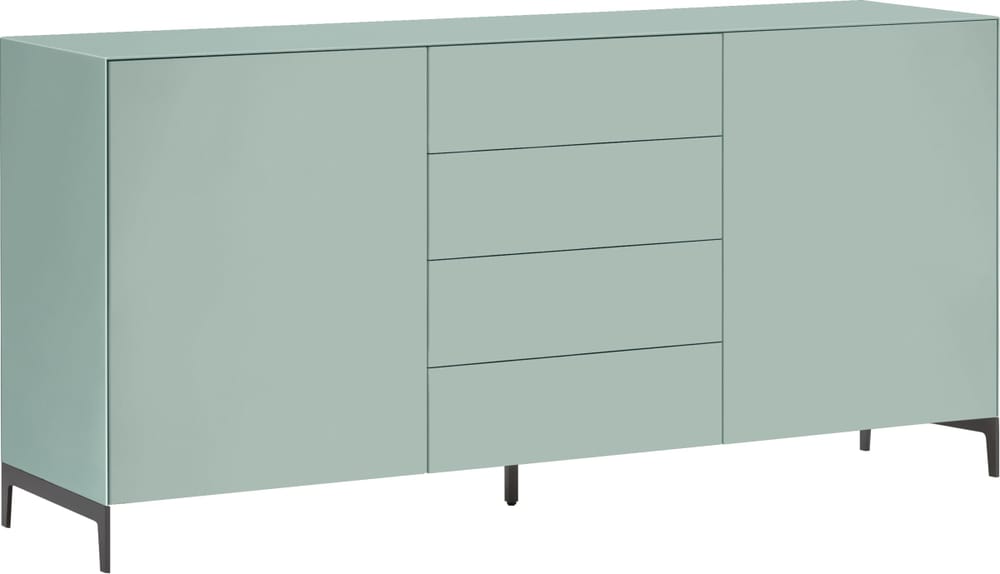 LUX Sideboard 400849100000 Dimensions L: 180.0 cm x P: 46.0 cm x H: 86.5 cm Couleur Bleu clair Photo no. 1