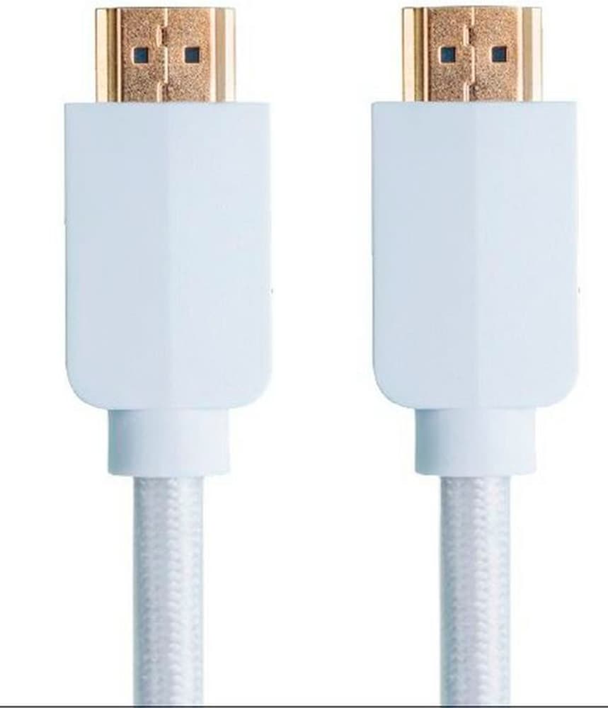 HDMI 2.1 Cable Braided 8K 3m - white [PS5] Câble vidéo Bigben 785302408629 Photo no. 1