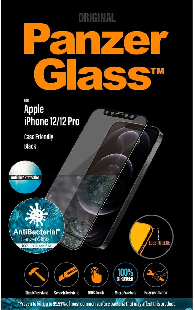 Case Friendly AG AB iPhone 12 / 12 Pro Smartphone Schutzfolie Panzerglass 785300196540 Bild Nr. 1