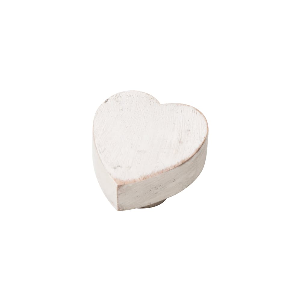 Pomello per mobili, cuore, white washed Maniglie & pomelli per mobili Nesu 607127500000 N. figura 1