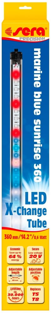 Ampoule LED X-Change Tube MBS, 360 mm Technique d'aquariophilie sera 785302400649 Photo no. 1