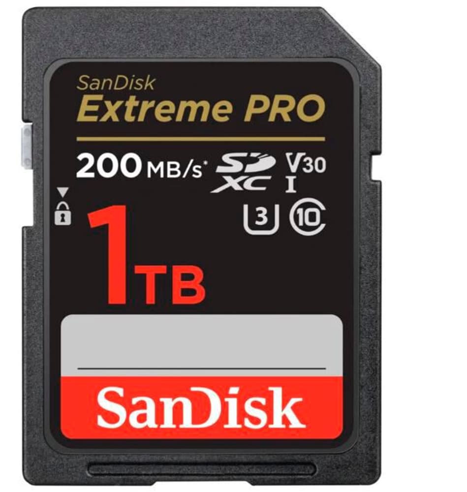 Extreme Pro 200MB/s SDXC 1TB Speicherkarte SanDisk 798326800000 Bild Nr. 1