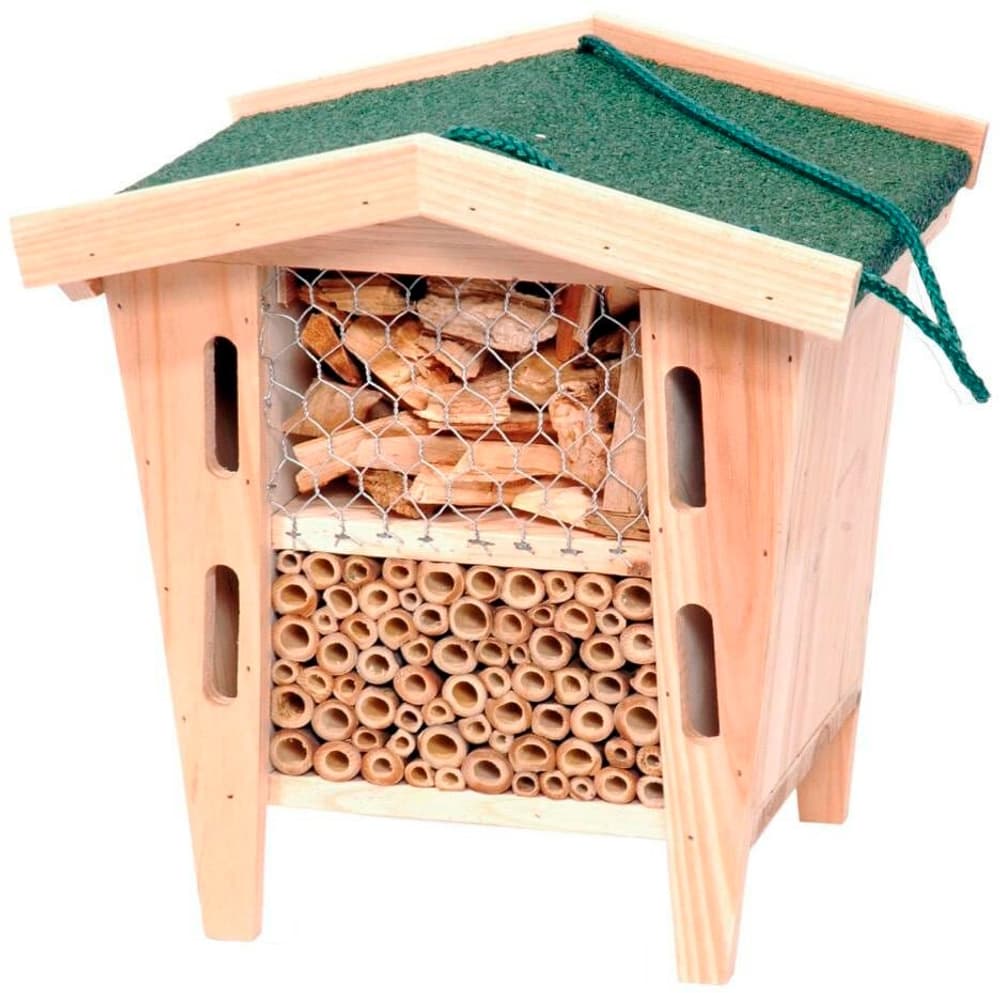 Hôtel pour insectes Tessin en bois de pin Accessoires pour animaux sauvages Eric Schweizer 785302401024 Photo no. 1