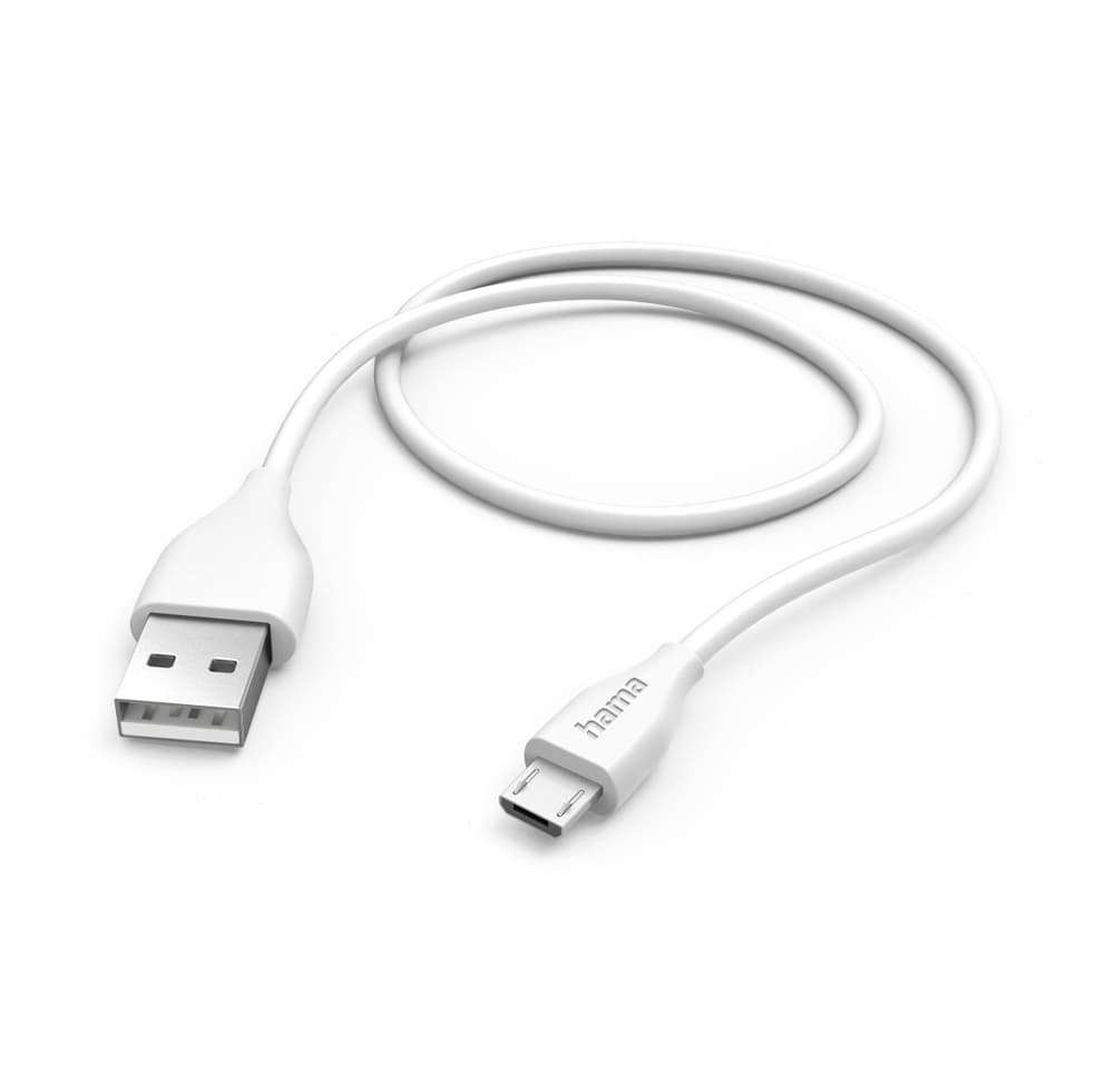 USB-A - Micro-USB, 1,5 m, Weiß Ladekabel Hama 785300173818 Bild Nr. 1