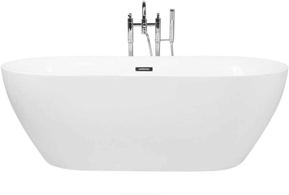 Vasca da bagno freestanding 180 cm bianco CARRERA Vasca da bagno freestanding Beliani 639046800000 N. figura 1