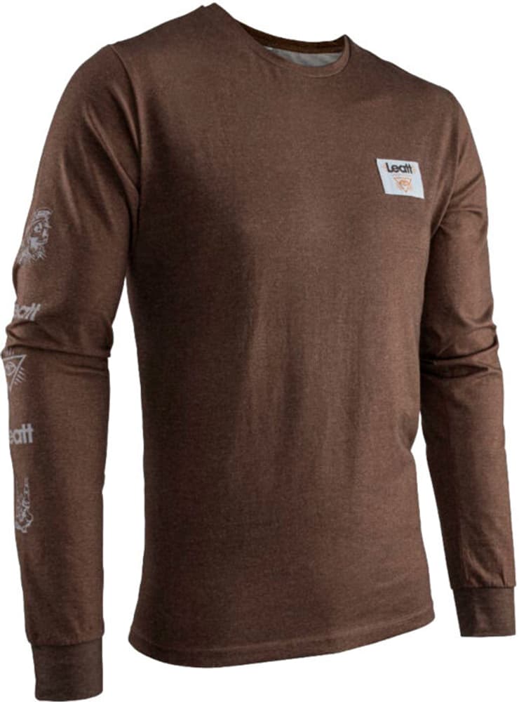 Core Long Shirt Maglia a maniche lunghe Leatt 470913500470 Taglie M Colore marrone N. figura 1