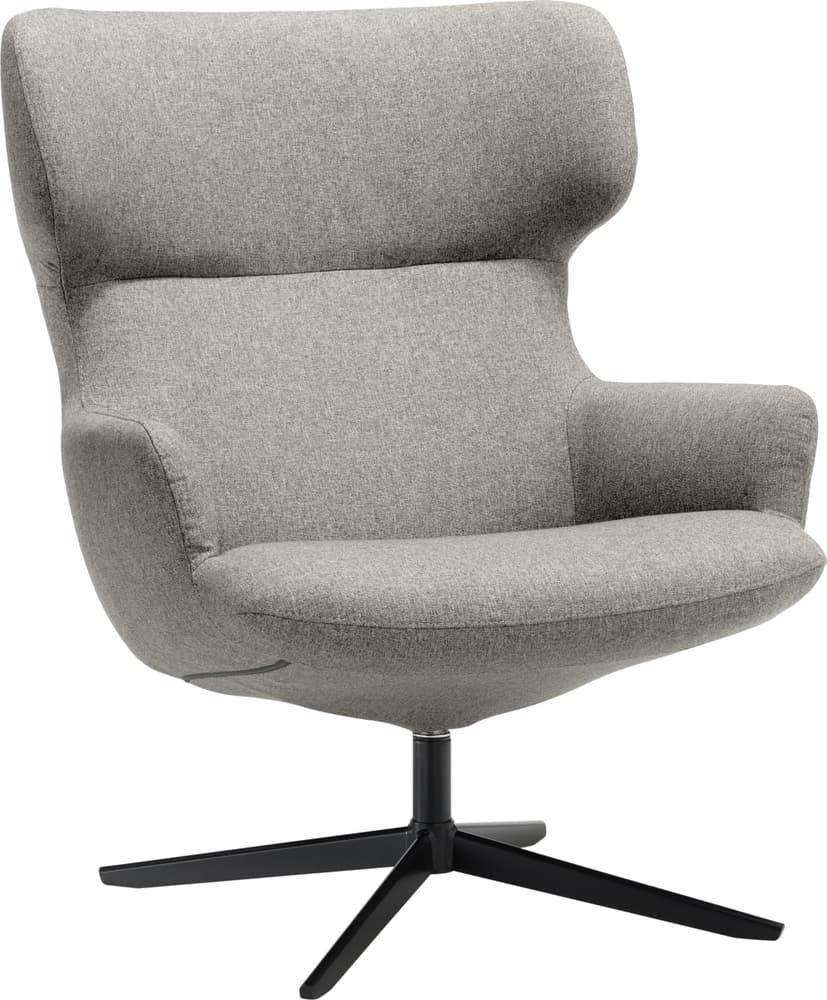 ELVY Fauteuil 403900507081 Dimensions L: 81.0 cm x P: 90.0 cm x H: 96.5 cm Couleur Gris clair Photo no. 1