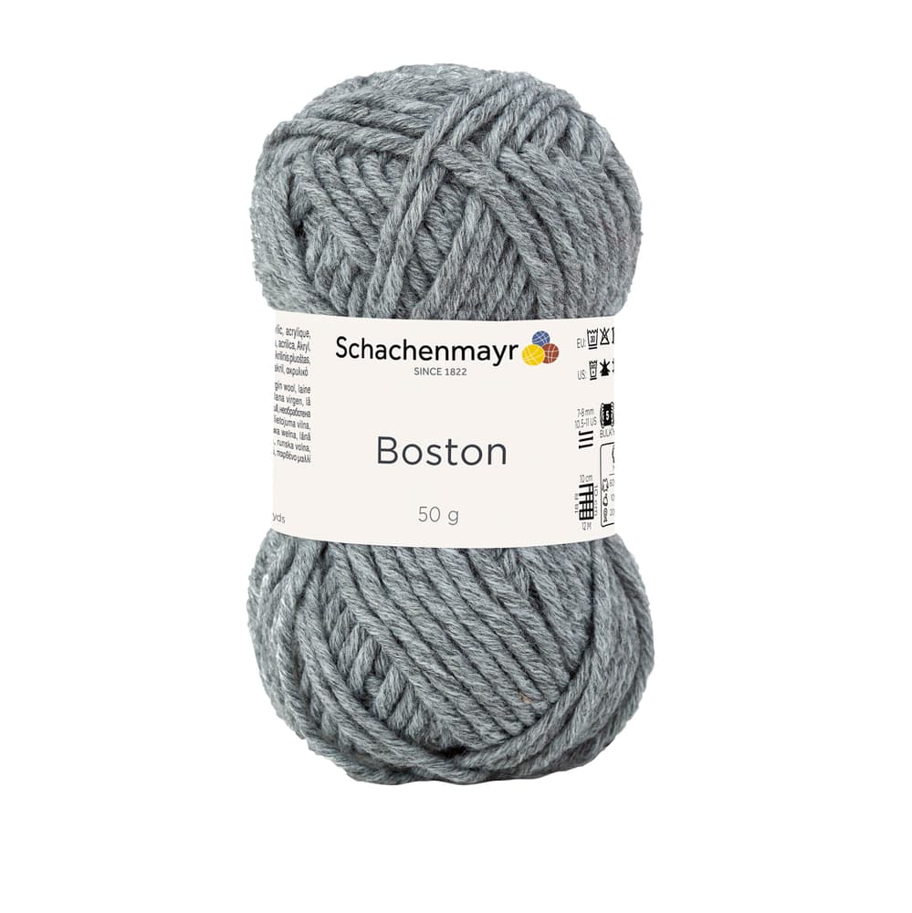 Wolle Boston Wolle Schachenmayr 667089800045 Farbe Grau Grösse L: 15.0 cm x B: 8.0 cm x H: 8.0 cm Bild Nr. 1