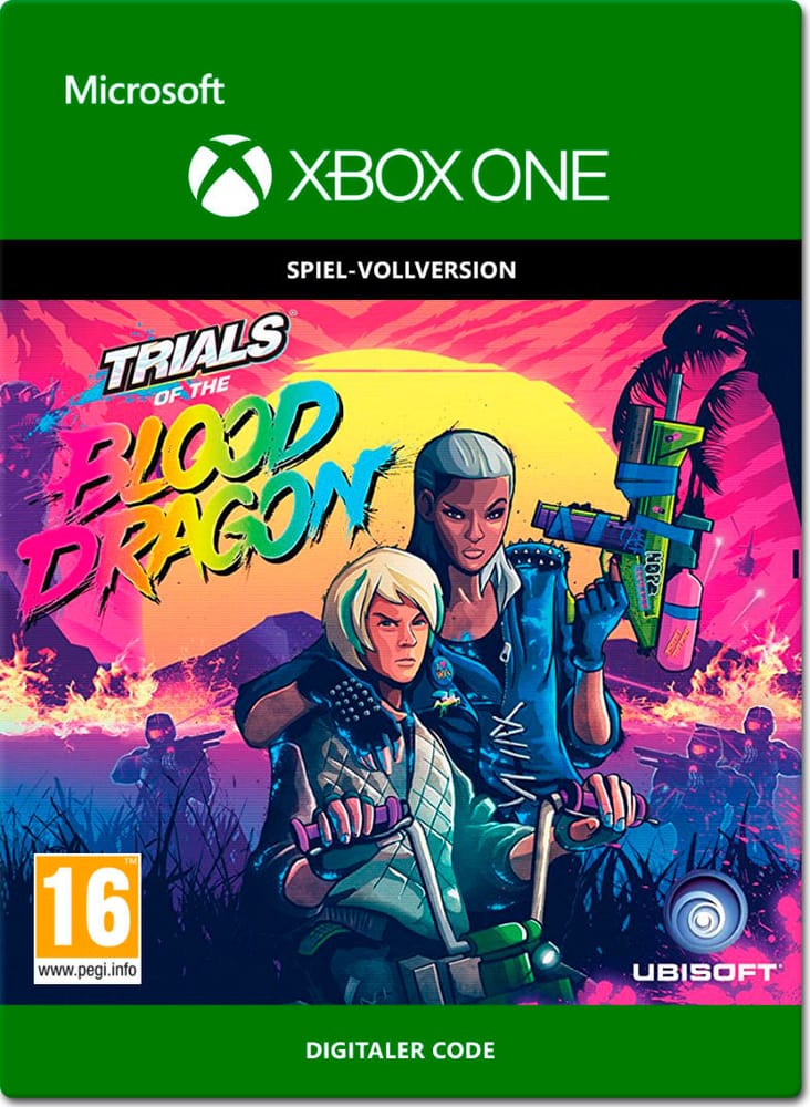 Xbox One - Trials of the Blood Dragon Game (Download) 785300138661 N. figura 1