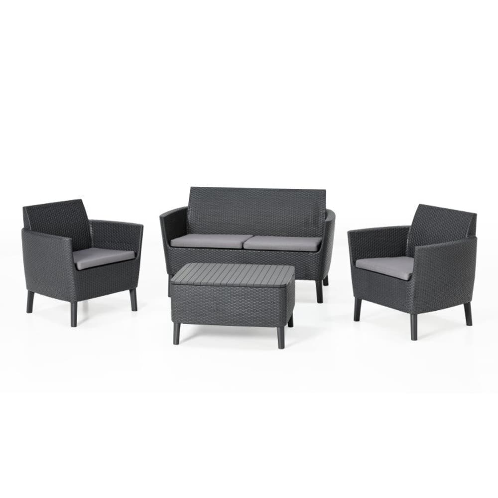 Salemo Lounge Set graphite, 2er Sofa Lounge Set Keter 669700107122 Bild Nr. 1