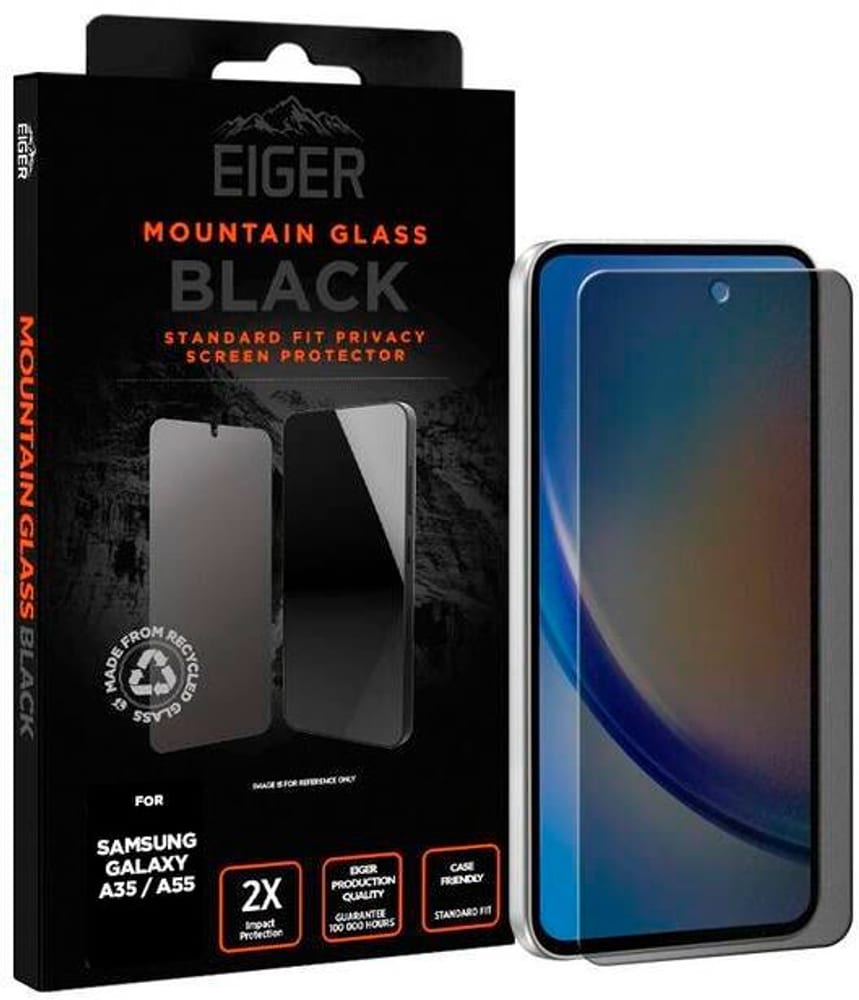 Eiger Mountain Glass BLACK Protection d’écran pour smartphone Eiger 785302427629 Photo no. 1