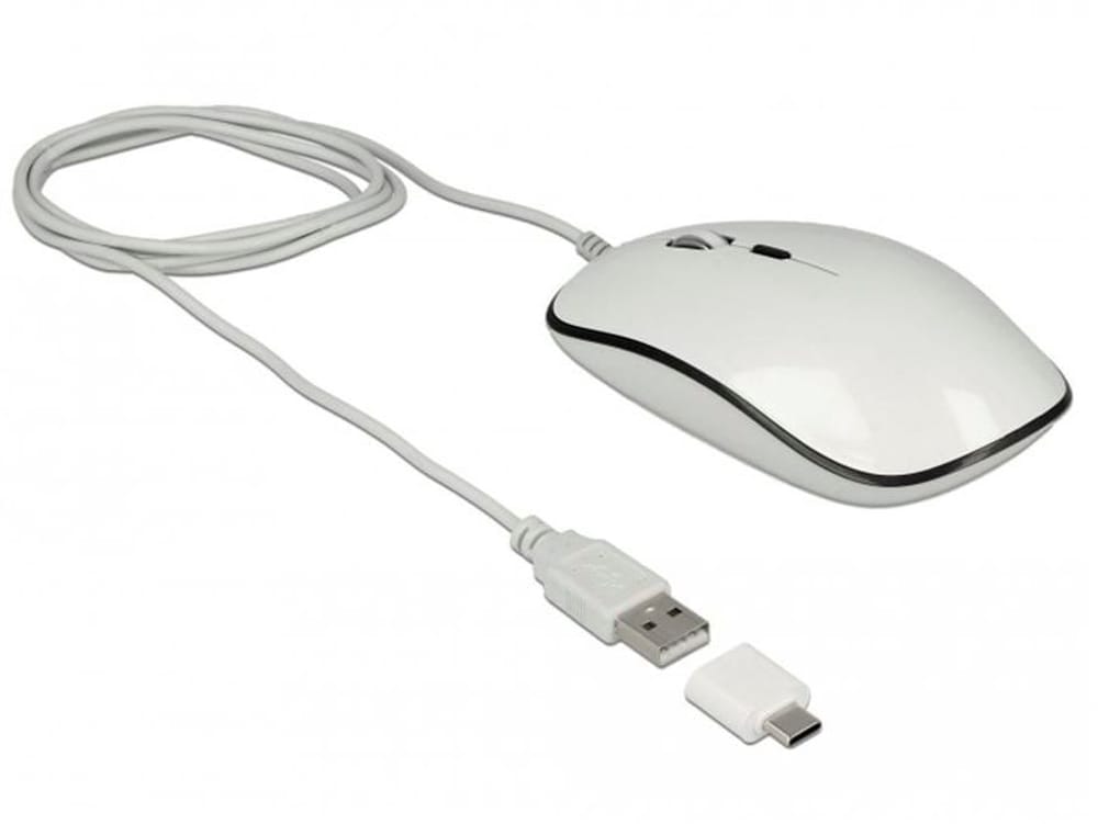 12532 USB-Type-A &Type-C Mouse da gaming DeLock 785302404391 N. figura 1