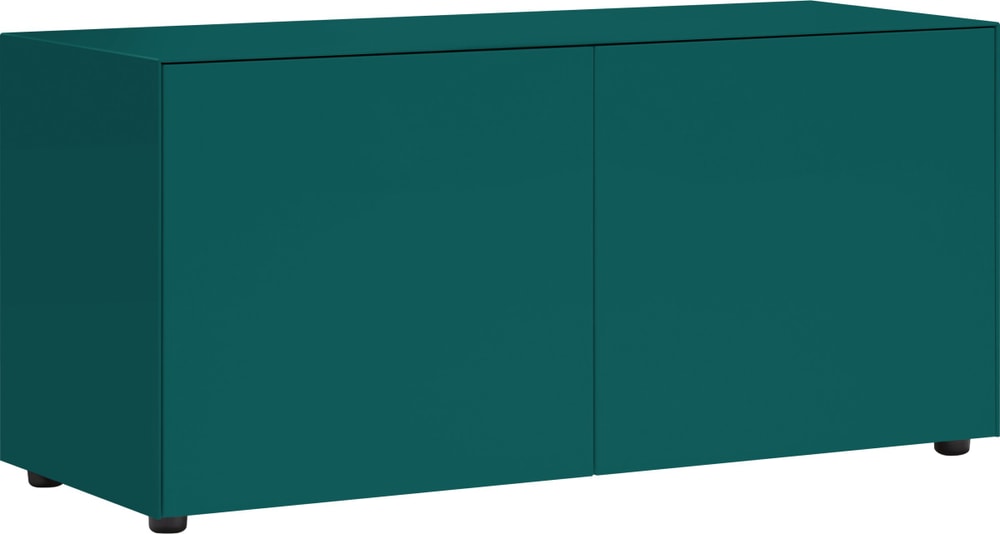 LUX Cassettone 400840500066 Dimensioni L: 120.0 cm x P: 46.0 cm x A: 56.0 cm Colore Petrolio N. figura 1