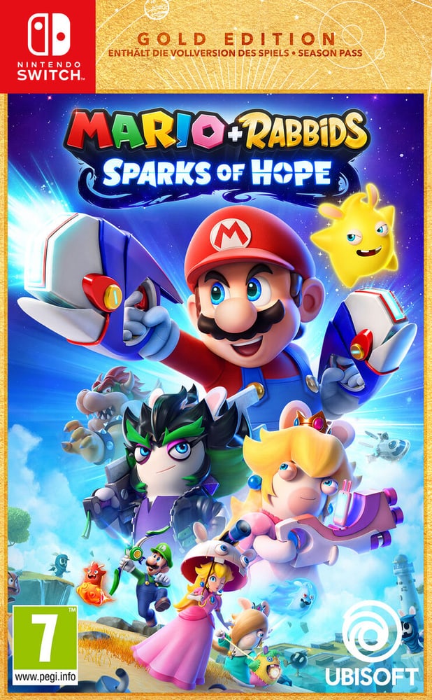 NSW - Mario + Rabbids: Sparks of Hope - Gold Edition Game (Box) 785300168158 N. figura 1
