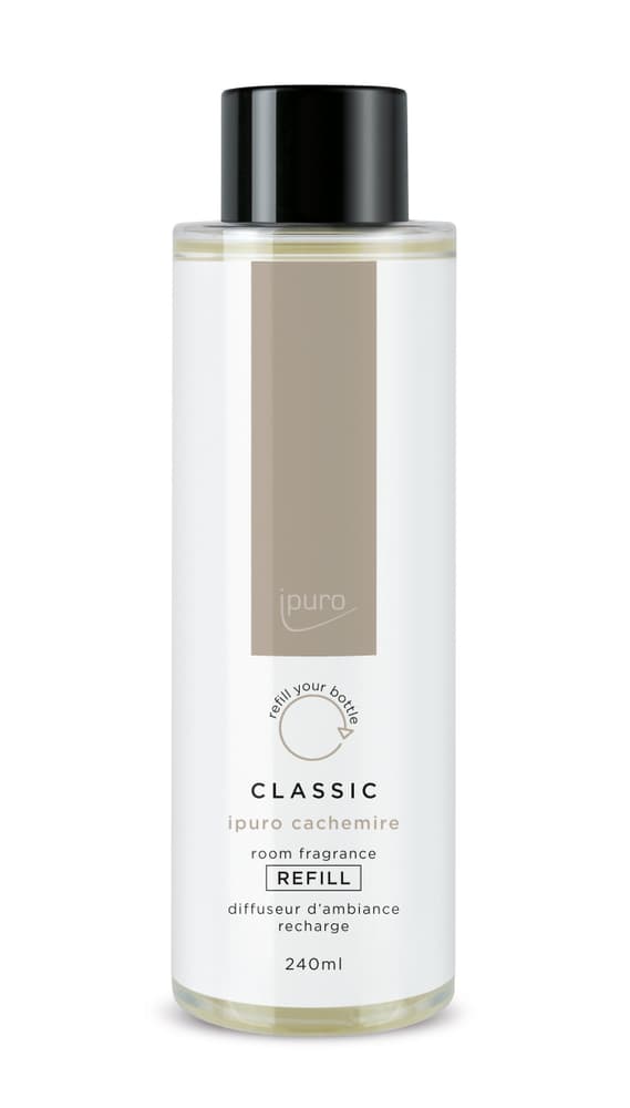 Classic cachemire Parfum d'ambiance Ipuro 658181700000 Couleur Beige Dimensions L: 5.0 cm x L: 5.0 cm x H: 16.5 cm Photo no. 1