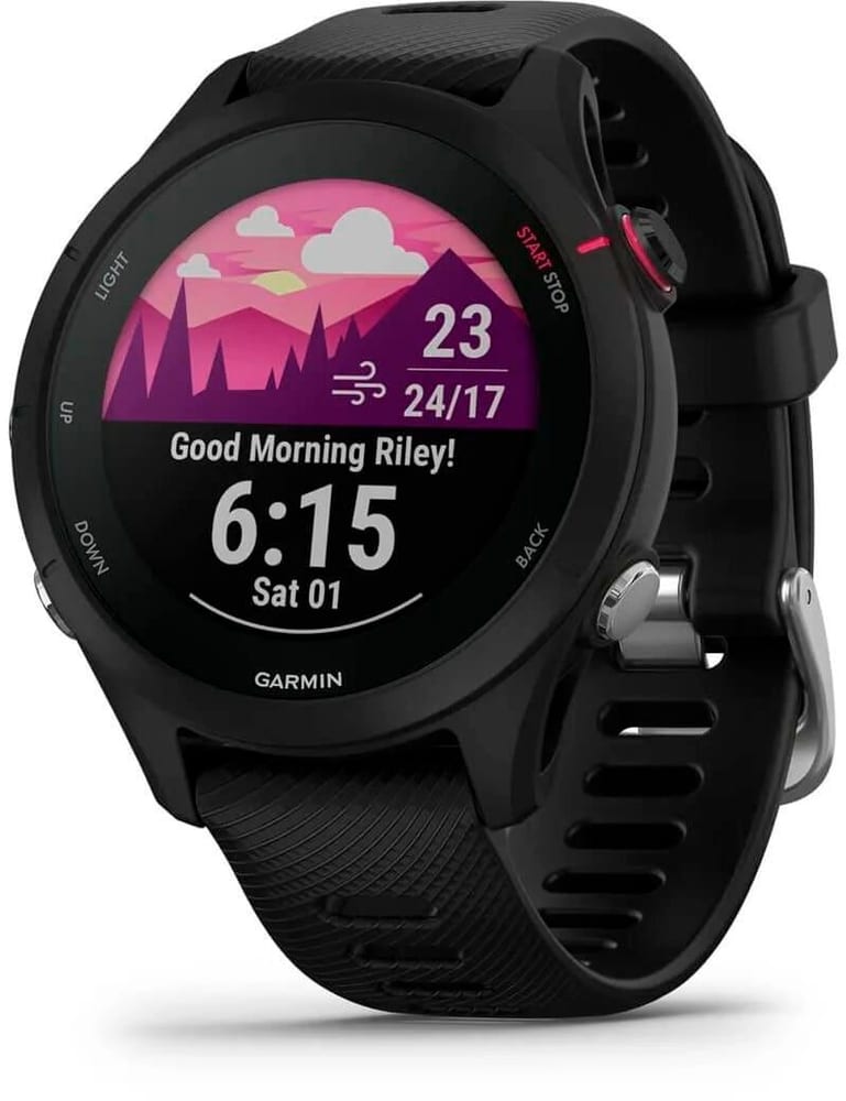 GPS Forerunner 255 S Music nero/nero Smartwatch Garmin 785302426526 N. figura 1