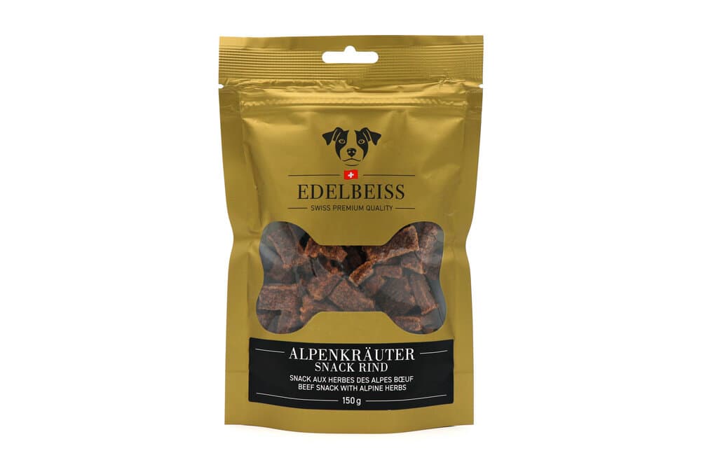 Alpenkräutersnack Rind, 0.15 kg Hundeleckerli Edelbeiss Gold 658325700000 Bild Nr. 1