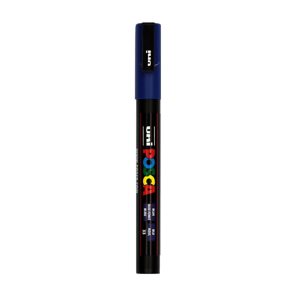 Posca 0.9 1.3mm Des crayons Pebeo 663708200000 Couleur Bleu Dimensions H: 1.0 cm Photo no. 1