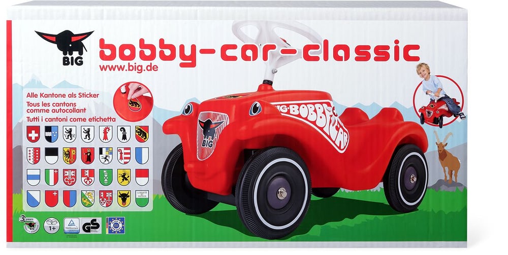 Bobby Car Classic Kantönli Schweiz BIG 74551790000015 Bild Nr. 1