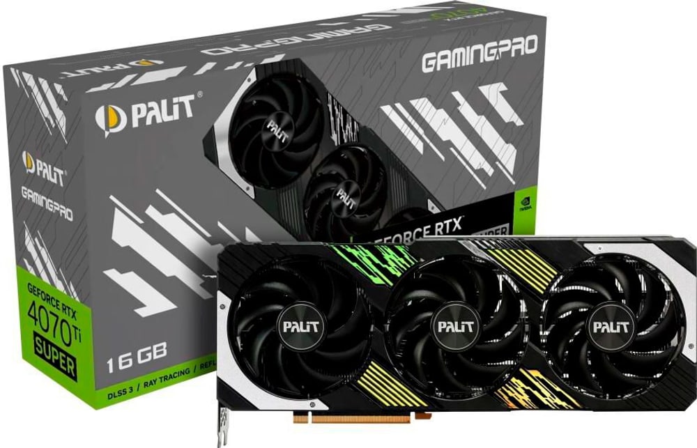 GeForce RTX 4070 Ti SUPER GamingPro 16 GB Grafikkarte Palit 785302425596 Bild Nr. 1
