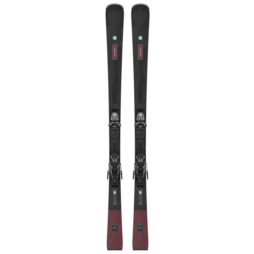 E S/Max N°10 inkl. M11 GW Sci On Piste con attacchi Salomon 464326914820 Colore nero Lunghezza 148 N. figura 1