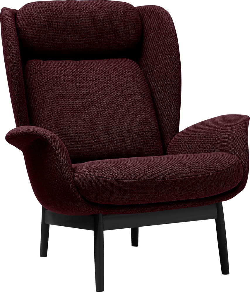 FRITZ Sessel 402482207034 Grösse B: 93.0 cm x T: 90.0 cm x H: 102.0 cm Farbe Bordeaux Bild Nr. 1