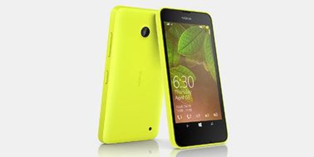 Nokia Lumia 630 Jaune (SS) Nokia 95110021528414 Photo n°. 1