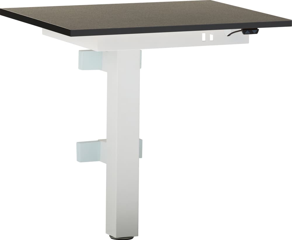 FLEXCUBE Tavolo da parete regolabile in altezza 401927600000 Dimensioni L: 65.0 cm x P: 50.0 cm x A: 62.5 cm Colore Nero N. figura 1