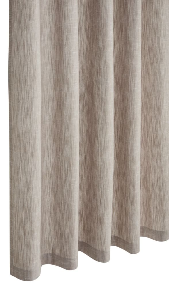 TIAGO Rideau prêt à poser opaque 430263621874 Couleur Beige Dimensions L: 150.0 cm x H: 260.0 cm Photo no. 1