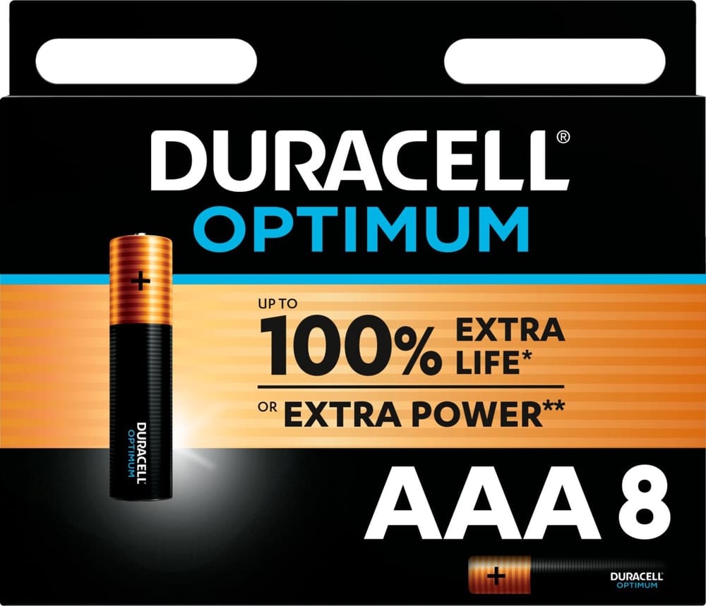 Optimum AAA/LR6, 8 pcs. Batterie Duracell 785300164269 Photo no. 1