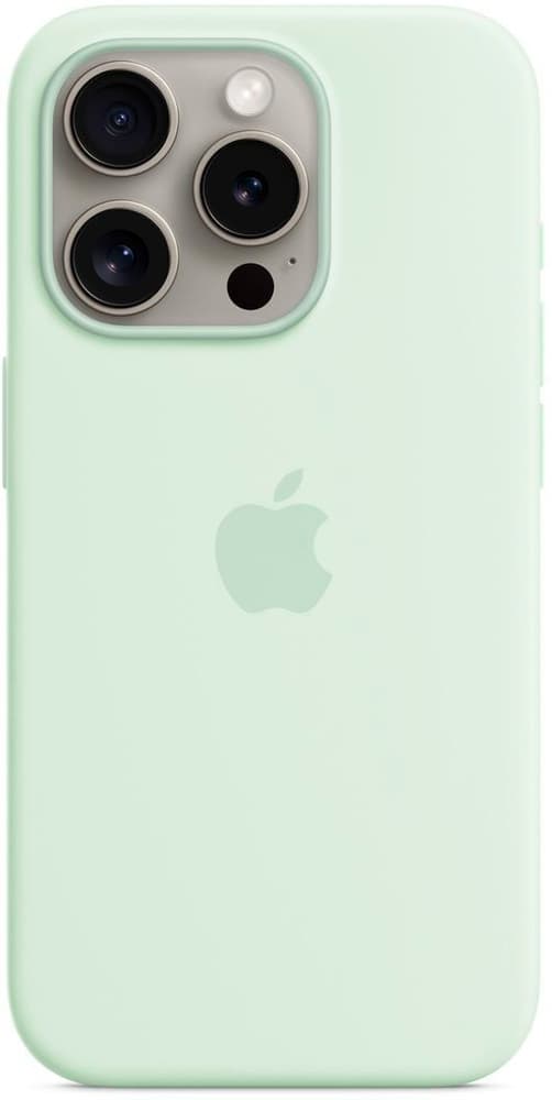 iPhone 15 Pro Silicone Case with MagSafe - Soft Mint Coque smartphone Apple 785302426931 Photo no. 1