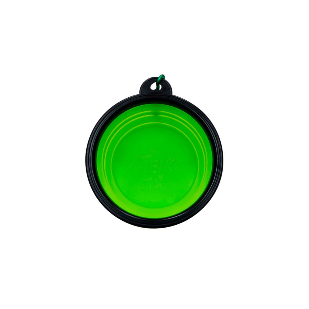 Ciotola pieghevole verde con moschettone, 350 ml Ciotola singola Meiko 658280800000 N. figura 1