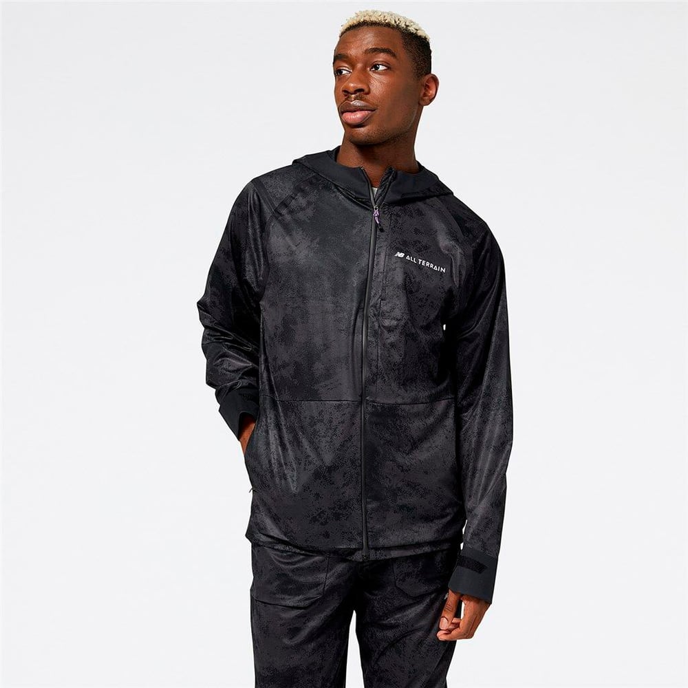 NB AT Waterproof Jacket Laufjacke New Balance 469782000520 Grösse L Farbe schwarz Bild-Nr. 1