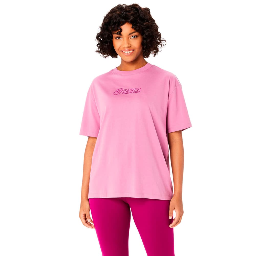 W Logo Tee T-Shirt Asics 471851700429 Grösse M Farbe pink Bild-Nr. 1