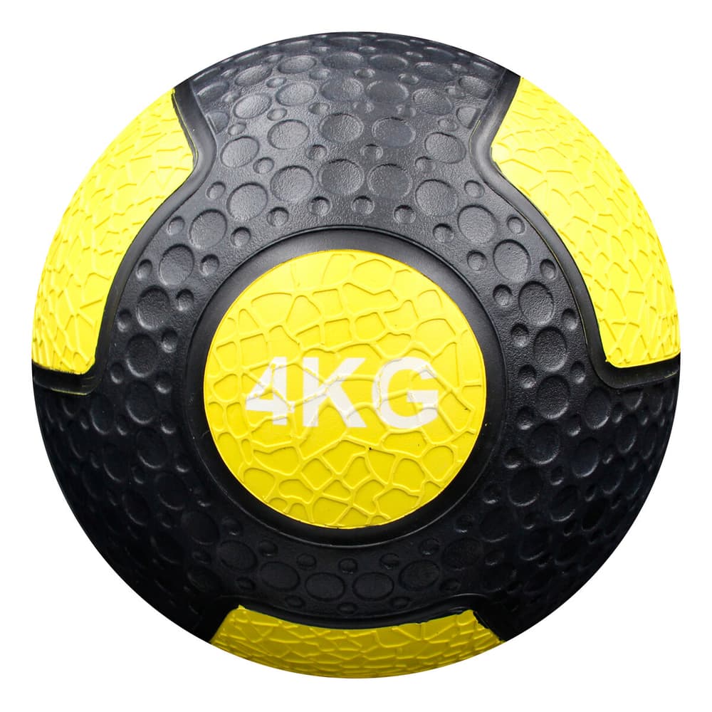 Gewichtsball Medecine Ball aus strapazierfähigem Gummi | 4 KG Medizinball GladiatorFit 469587700000 Bild-Nr. 1