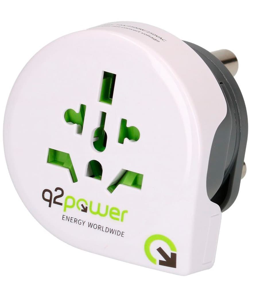 Q2 Power adattatore mondo South Africa Adattatore da viaggio q2power 612176600000 N. figura 1