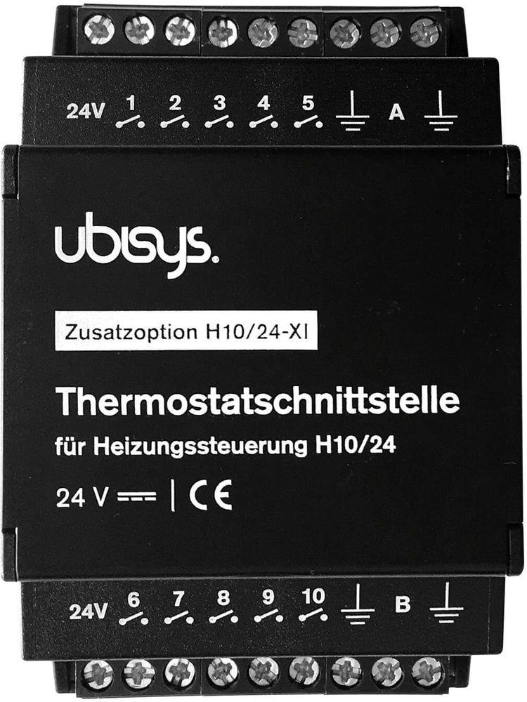 Interfaccia termostato H10 24 V DC Termostato ubisys 785300178362 N. figura 1