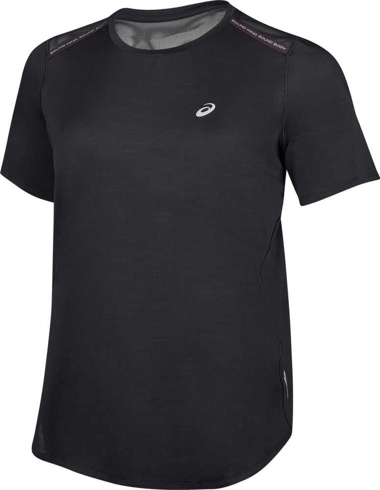 W Road SS Top T-Shirt Asics 467735400620 Grösse XL Farbe schwarz Bild-Nr. 1