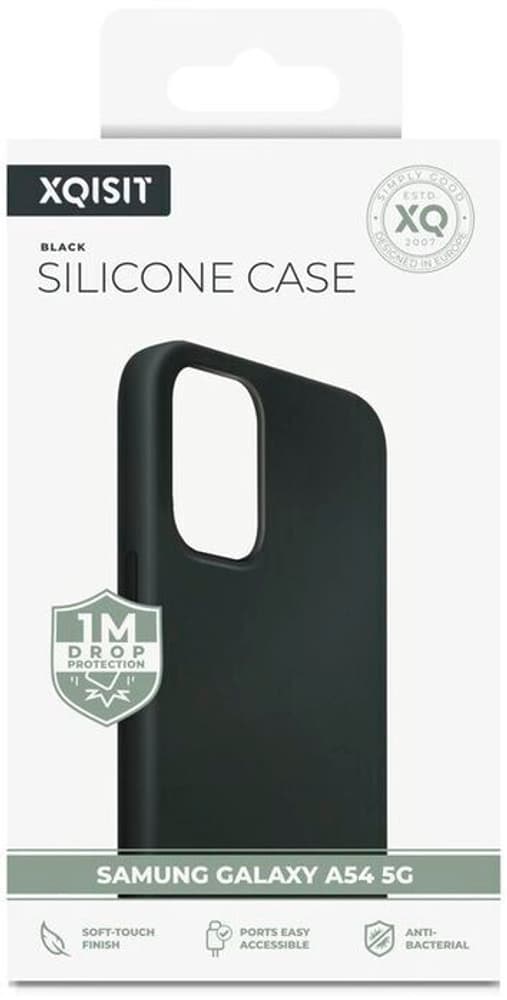 Silicone Case A54 5G - Black Smartphone Hülle XQISIT 798800101748 Bild Nr. 1
